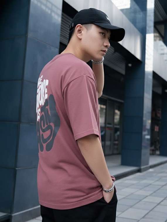 men printed short sleeve oversized t-shirt - 22512572 -  Standard Image - 3