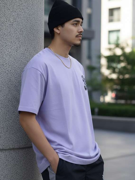 men printed short sleeve oversized t-shirt - 22512577 -  Standard Image - 3