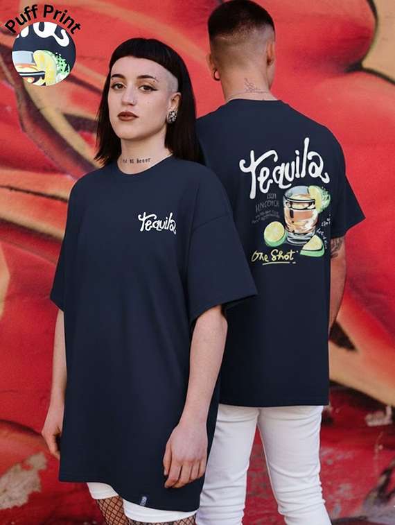 unisex printed short sleeve loose fit t-shirt