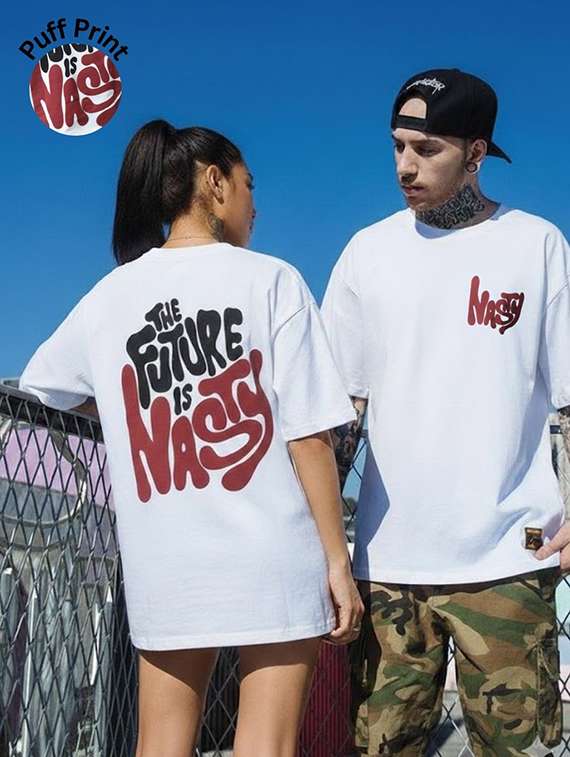 unisex printed short sleeve loose fit t-shirt