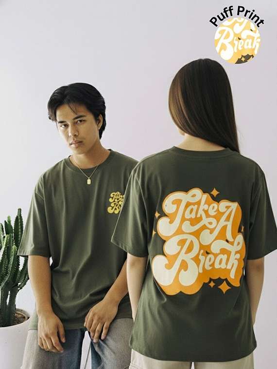 unisex printed short sleeve loose fit t-shirt