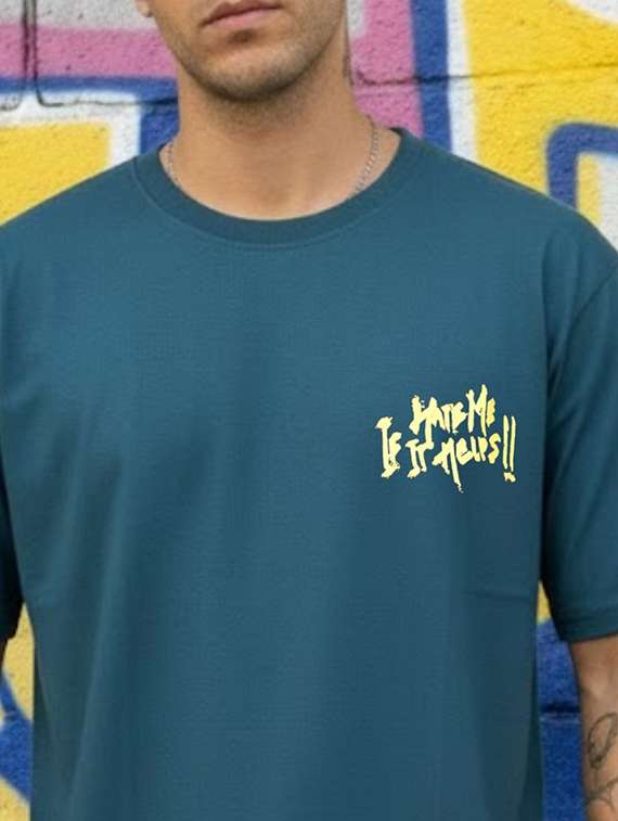 unisex printed short sleeve loose fit t-shirt - 22512644 -  Standard Image - 3