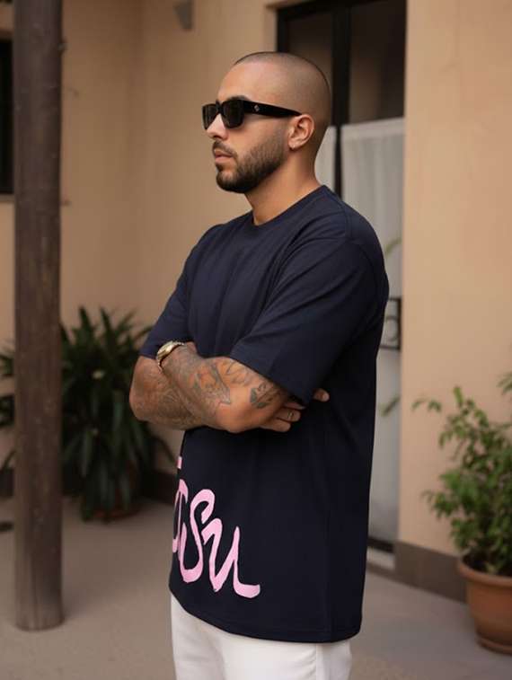 Unisex Printed Short Sleeve Loose Fit T-shirt - 22512652 -  Standard Image - 3
