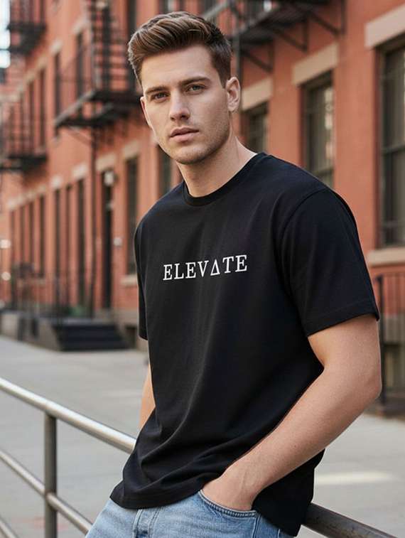Unisex Printed Short Sleeve Loose Fit T-shirt - 22512656 -  Standard Image - 3