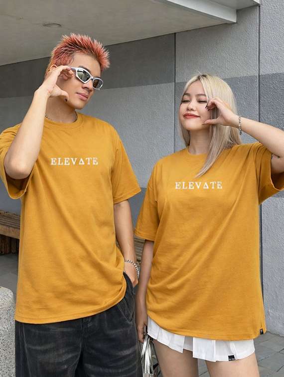 unisex printed short sleeve loose fit t-shirt