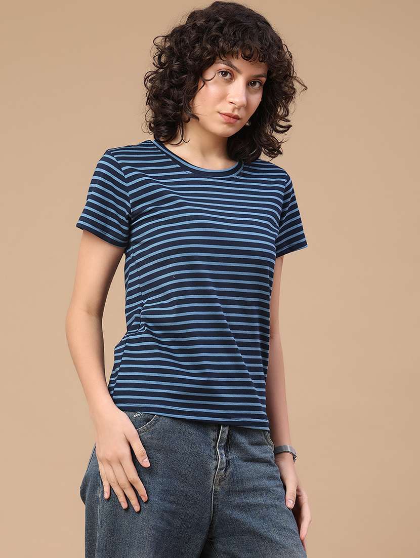 women printed round neck short sleeves t-shirt - 22512718 -  Standard Image - 3