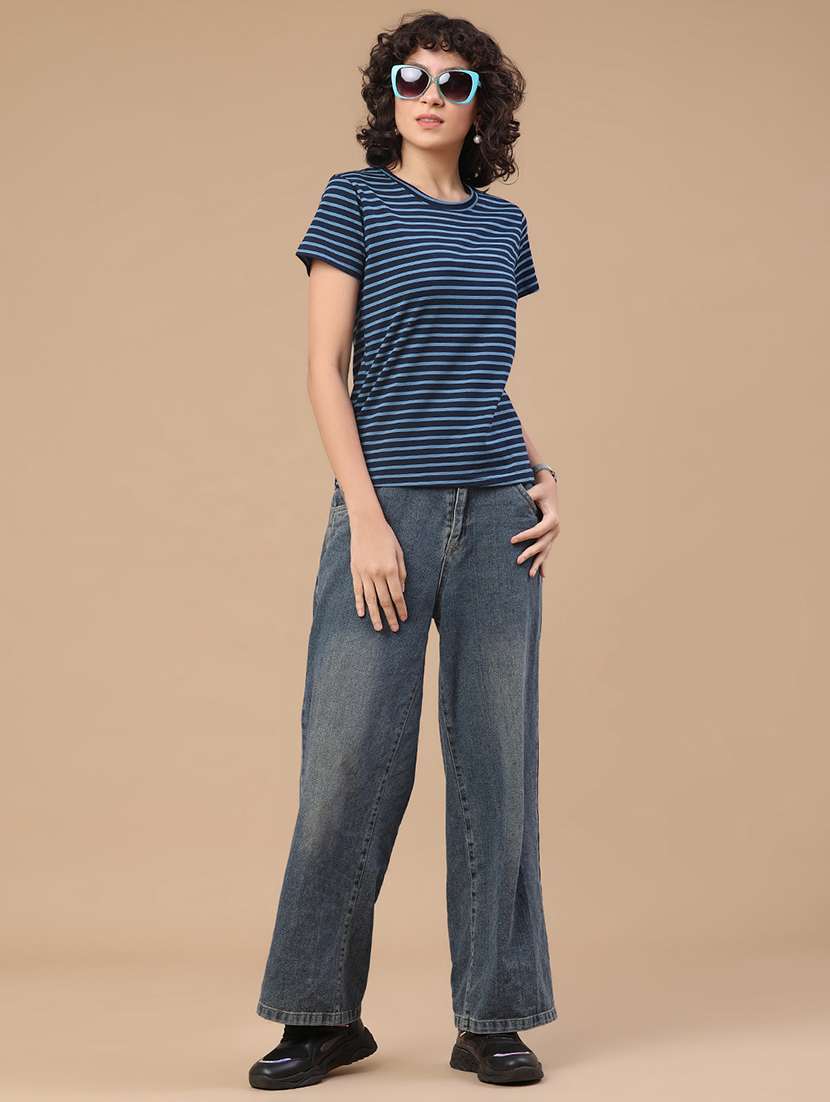 women printed round neck short sleeves t-shirt - 22512718 -  Standard Image - 5