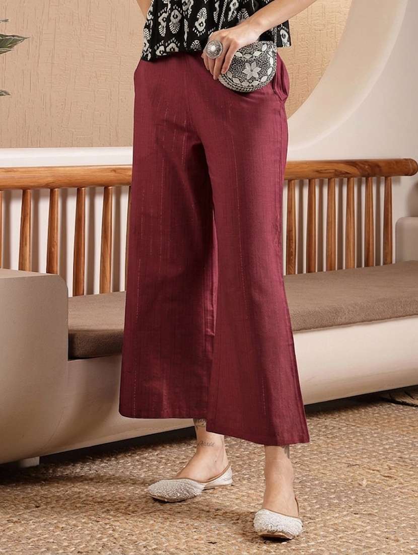 women self design mid rise culottes