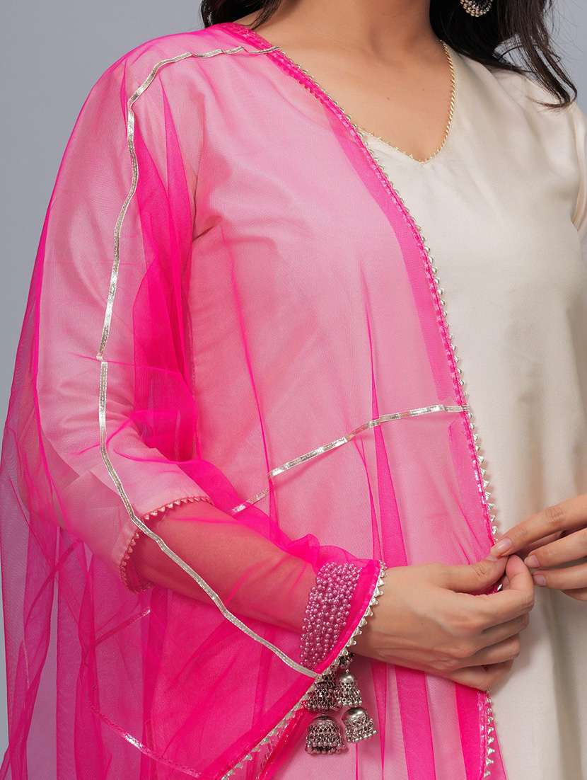 women lace detailed dupatta  - 22512941 -  Standard Image - 5