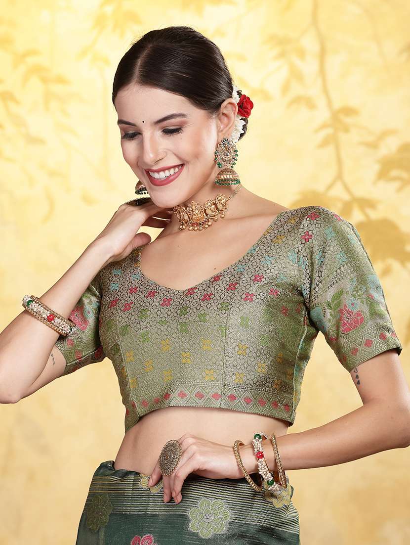 women self design banarasi saree - 22513489 -  Standard Image - 5