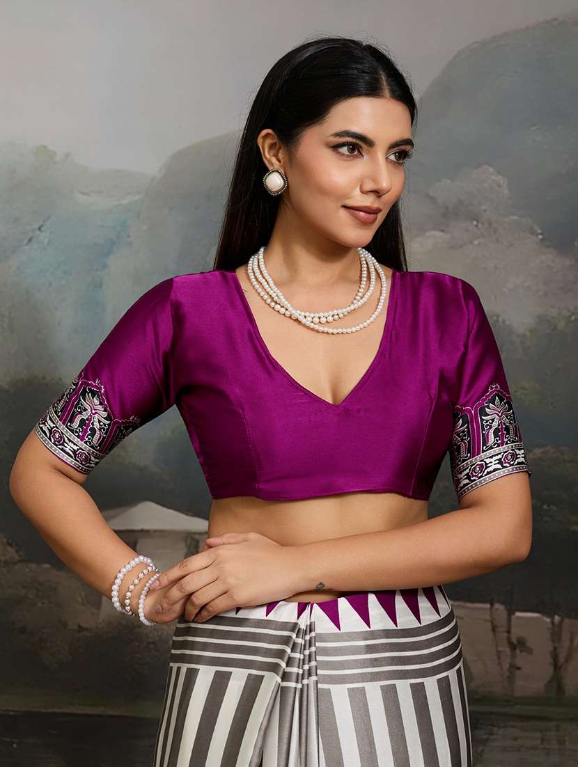 women printed casual wear saree - 22513505 -  Standard Image - 5