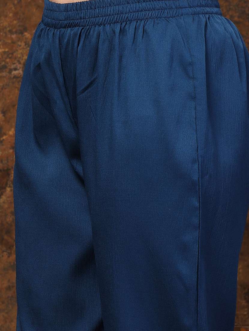Women Embroidered Three Quarter Sleeve Kurta Pant With Dupatta Set - 22513708 -  Standard Image - 5