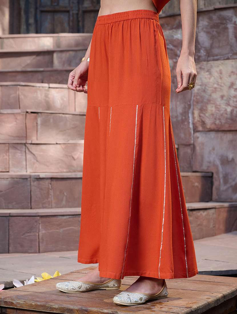 women embroidered shoulder strap kurta sharara with dupatta set - 22514186 -  Standard Image - 5
