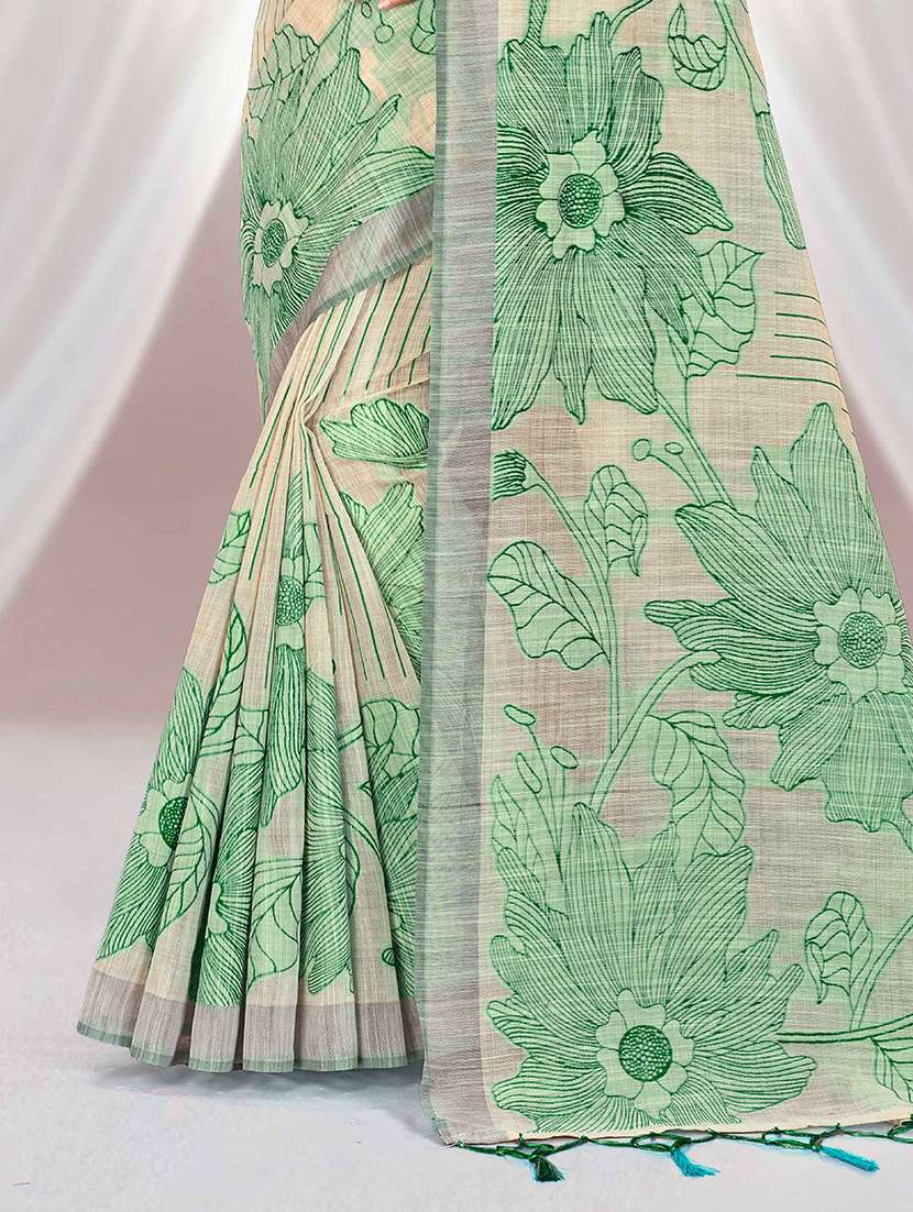 women self design handloom saree with blouse - 22515022 -  Standard Image - 3