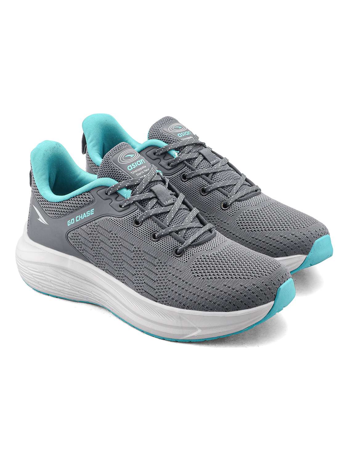 men solid lace up sport shoe