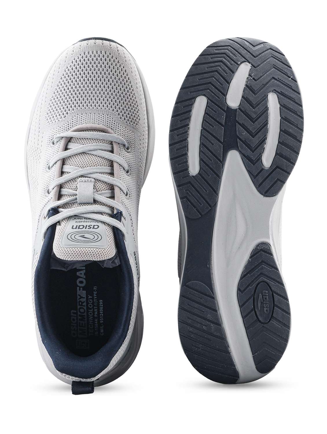 Men Solid Lace Up Sport Shoe - 22515089 -  Standard Image - 5