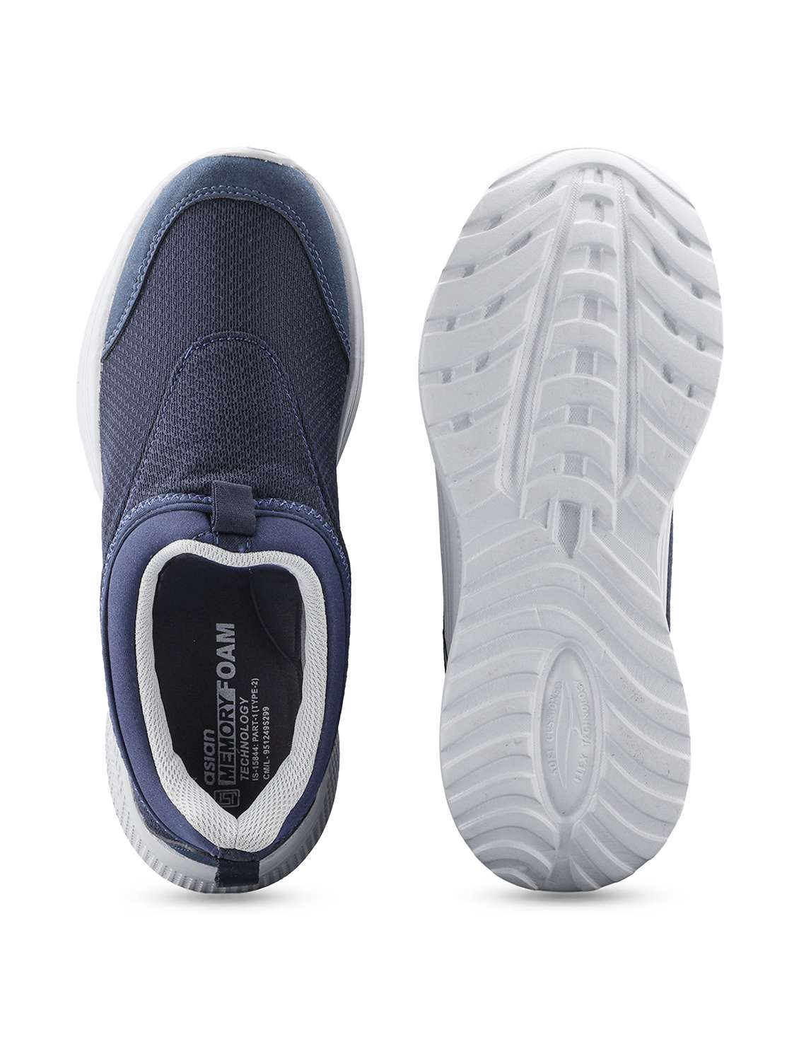men solid slip on sport shoes - 22515119 -  Standard Image - 3