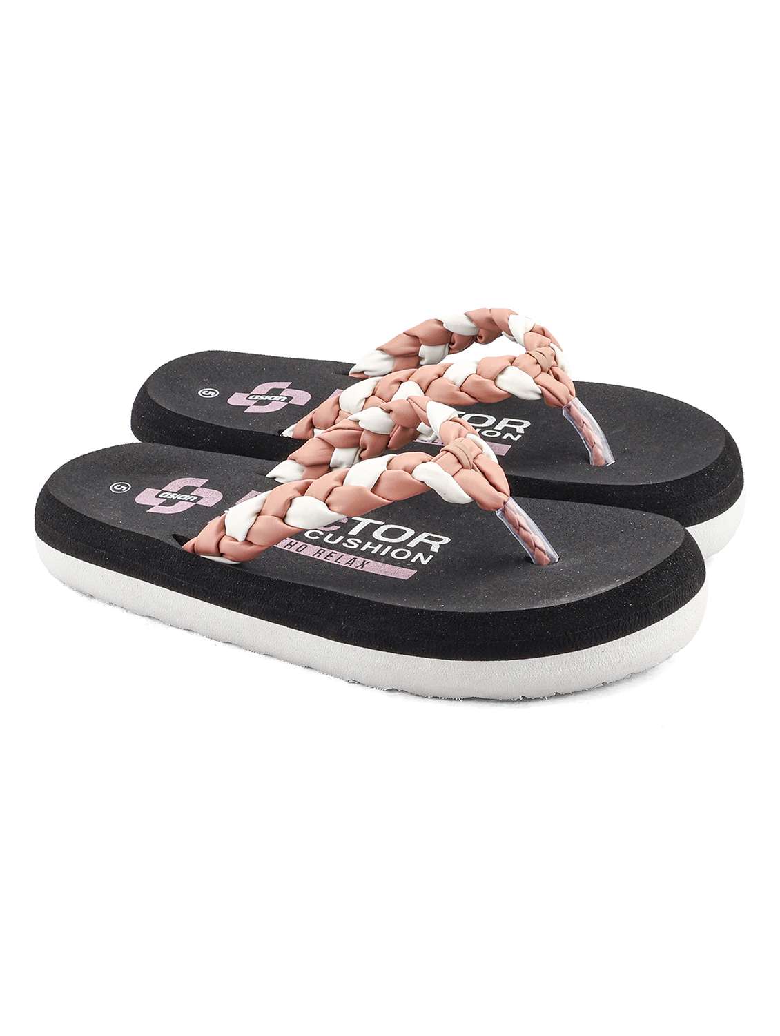 women textured slip on slippers