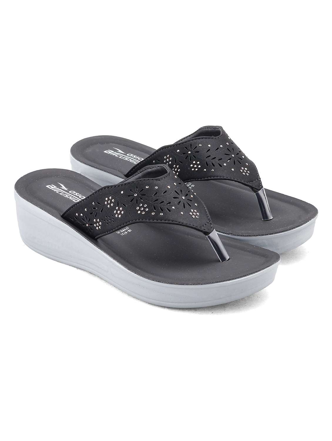 women cutwork toe separator wedges