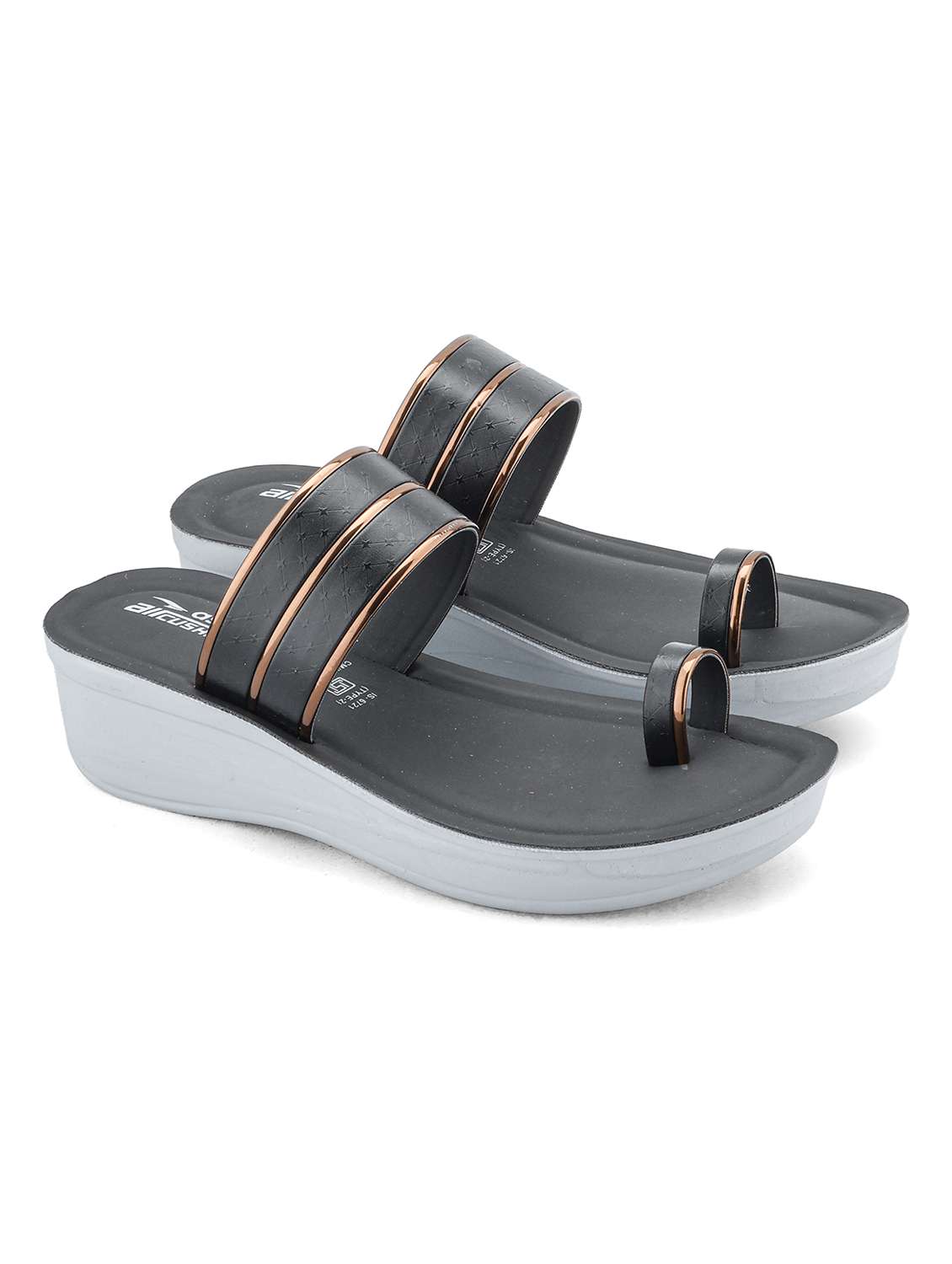 women textured one toe wedges
