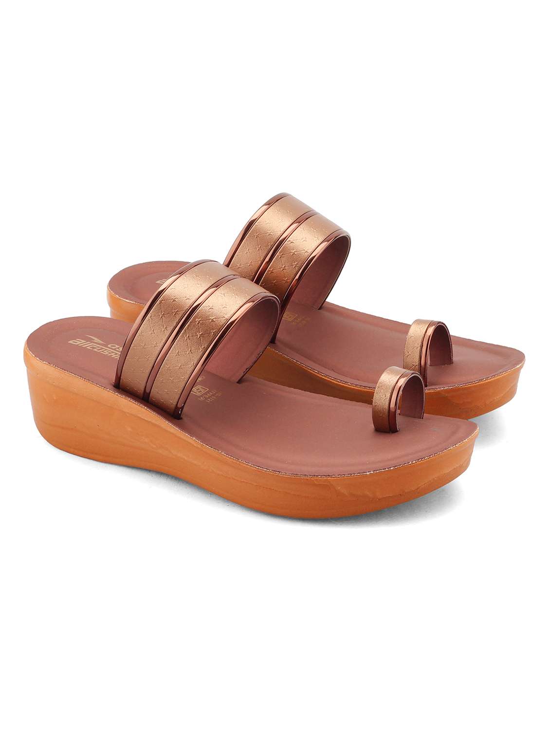 women textured one toe wedges