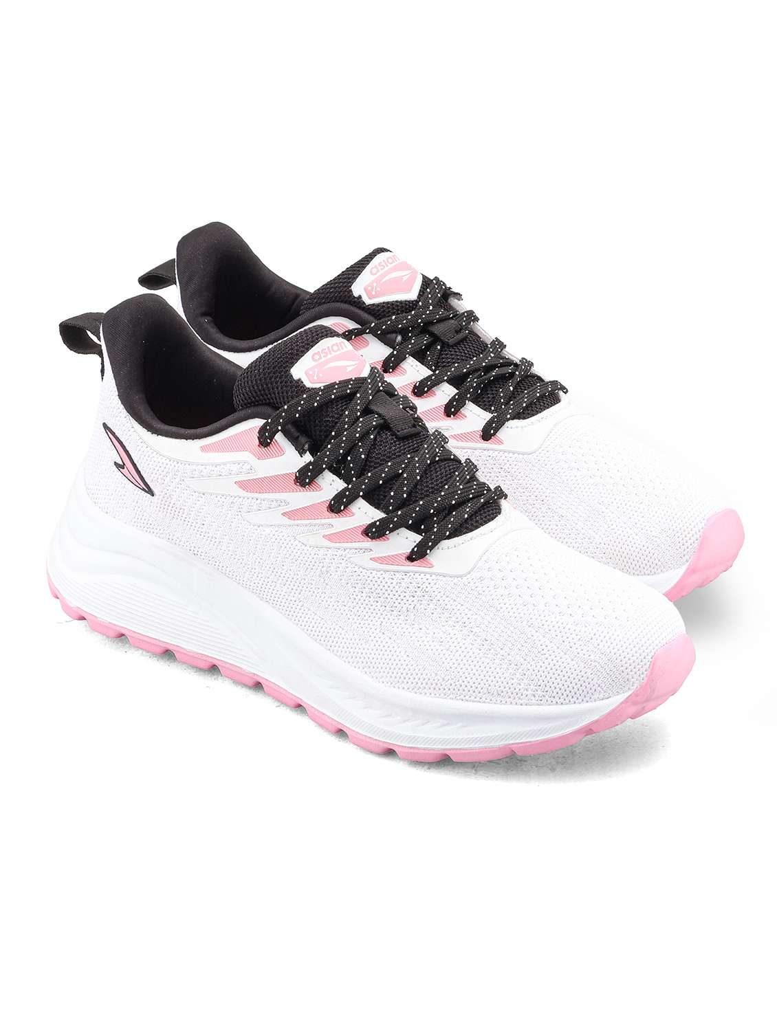 women self design lace up sports shoes