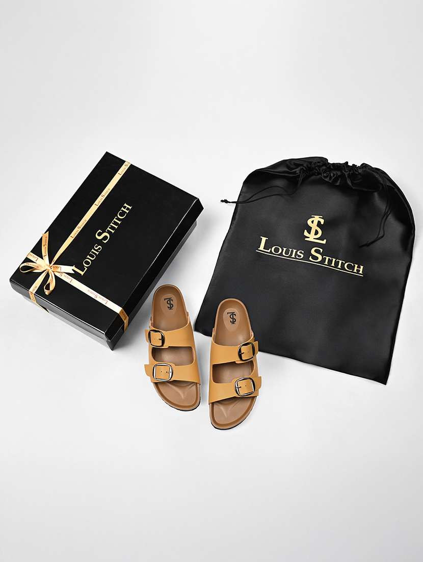 women tan slip on sandal - 22515212 -  Standard Image - 5