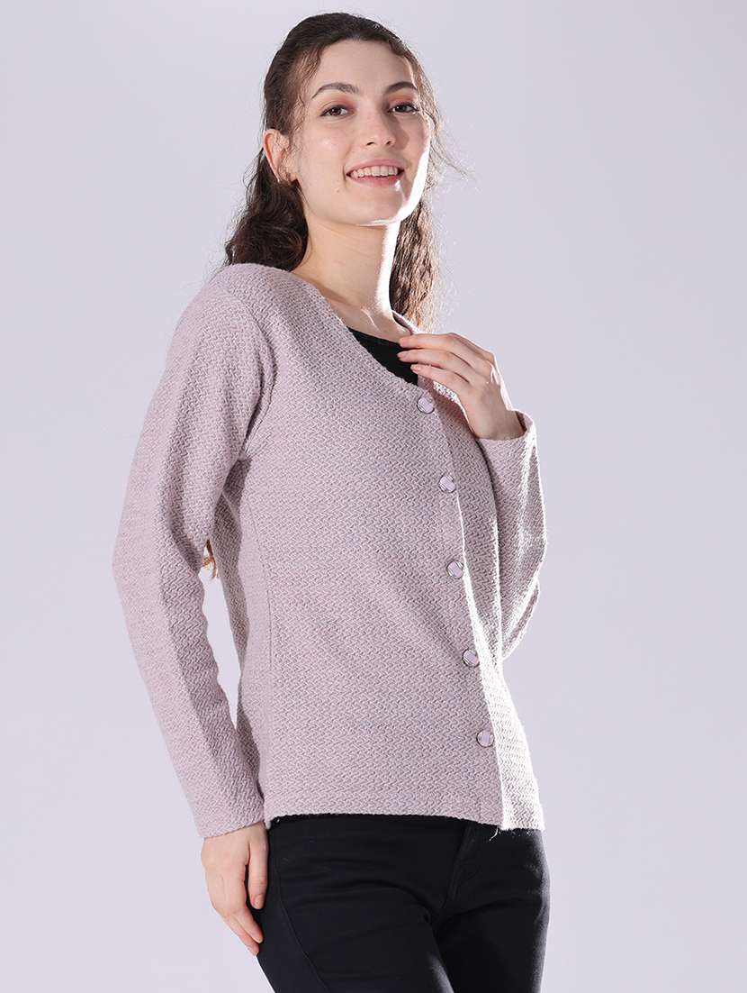 Pink Cotton Cardigan - 22515336 -  Standard Image - 3