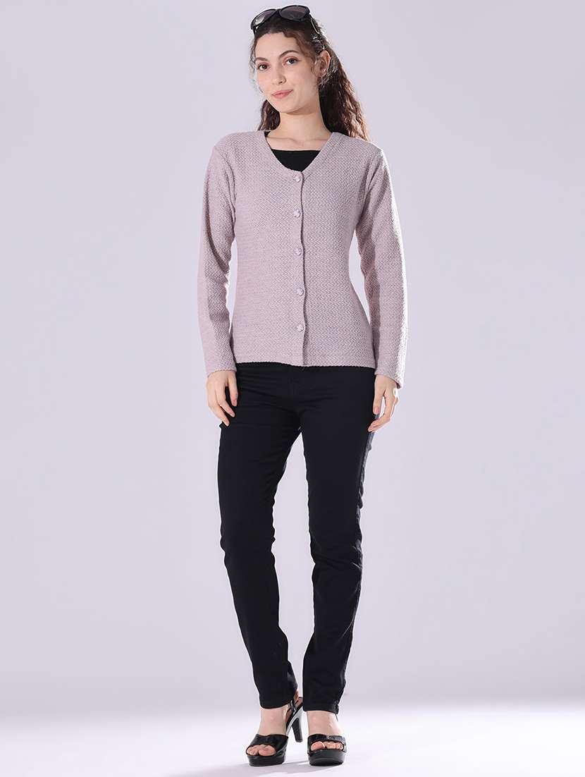 Pink Cotton Cardigan - 22515336 -  Standard Image - 5