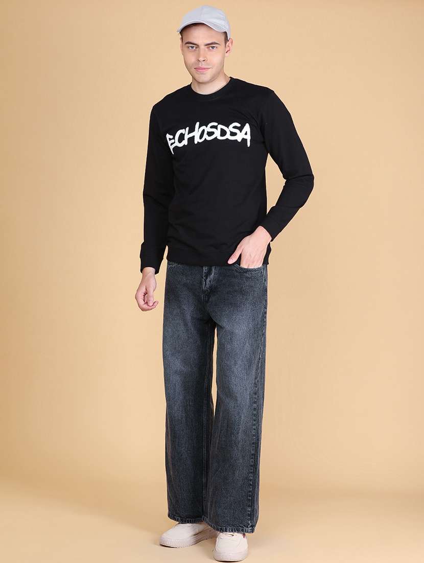 men printed long sleeves regular fit t-shirt - 22516552 -  Standard Image - 5