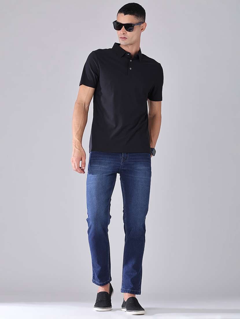 men solid short sleeve regular fit polo t-shirt - 22516672 -  Standard Image - 5