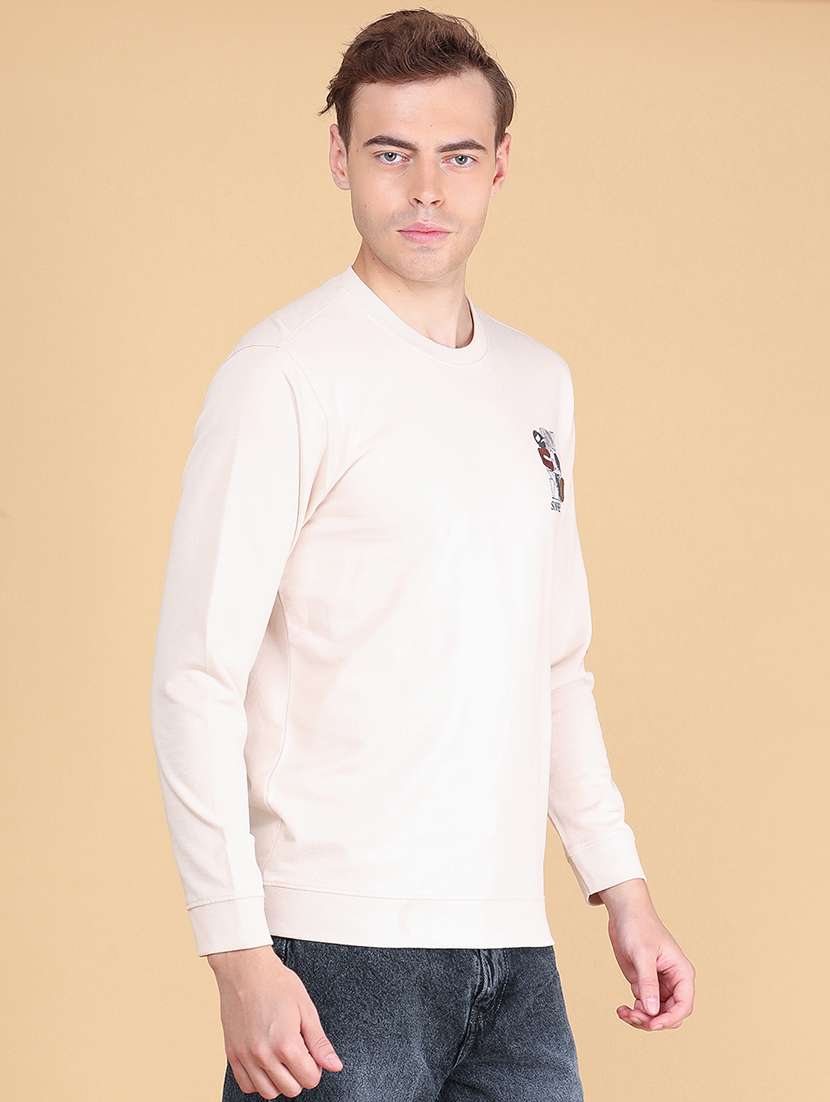 men printed long sleeves regular fit t-shirt - 22516779 -  Standard Image - 3