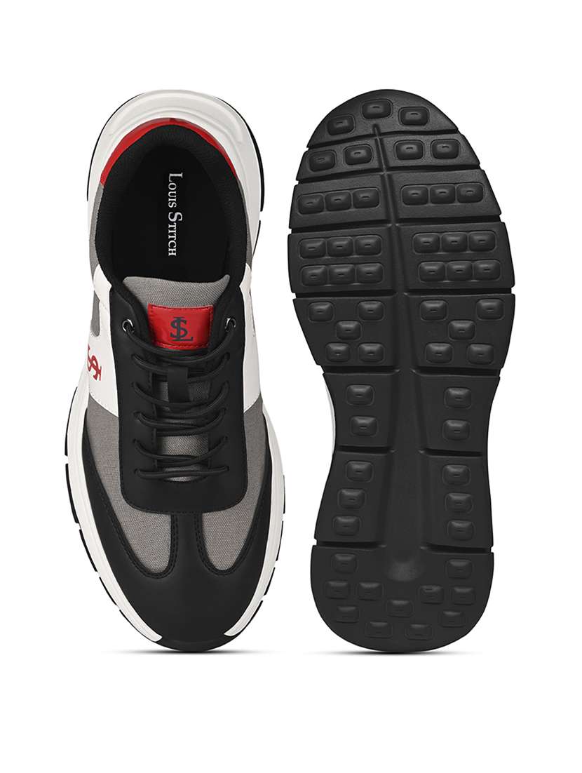 men color block lace up sneaker - 22517734 -  Standard Image - 3