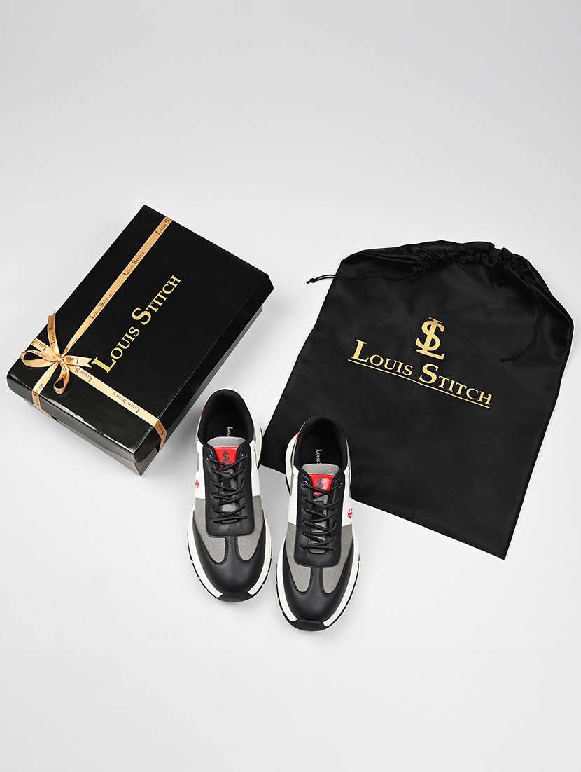 men color block lace up sneaker - 22517734 -  Standard Image - 5