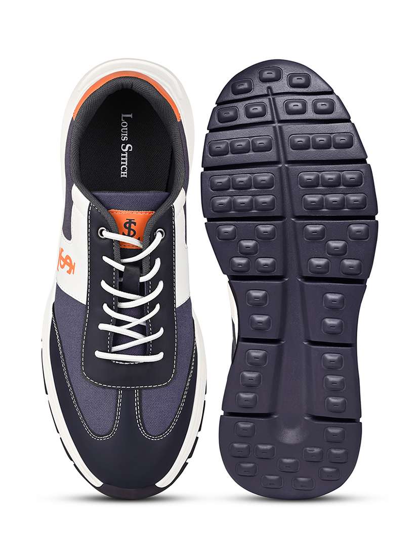 men color block lace up sneaker - 22517735 -  Standard Image - 3