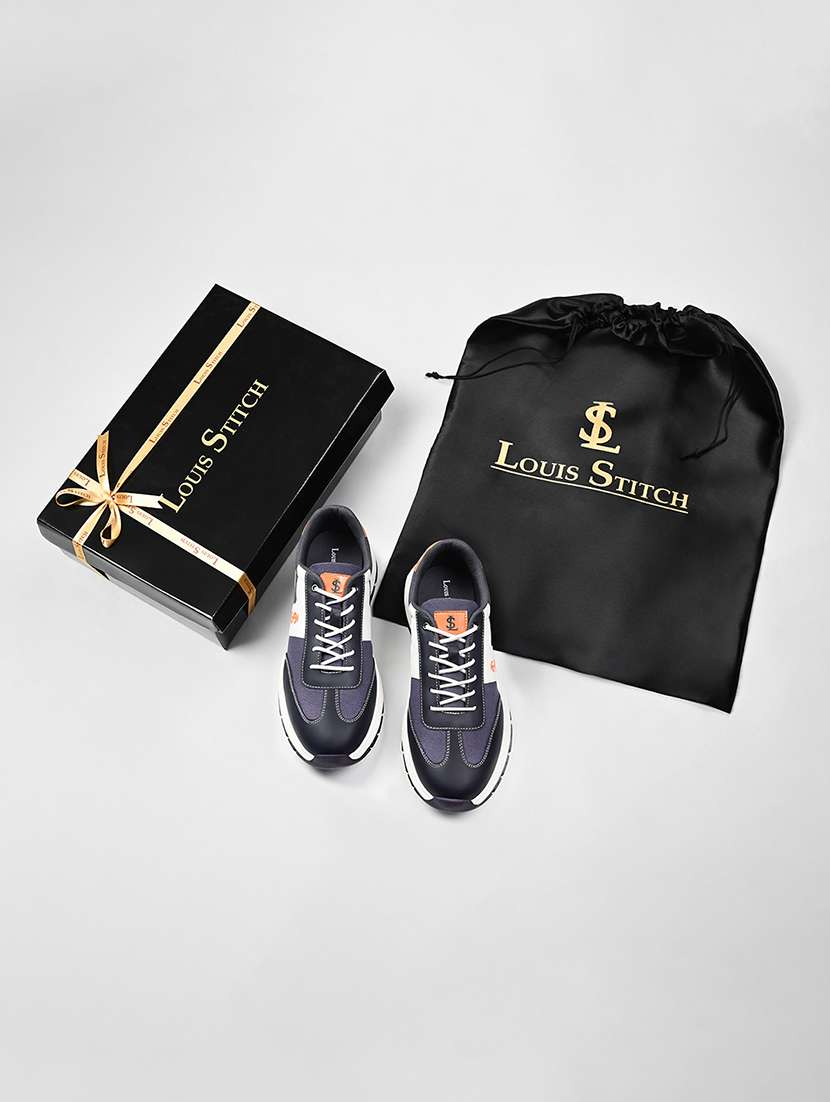 men color block lace up sneaker - 22517735 -  Standard Image - 5
