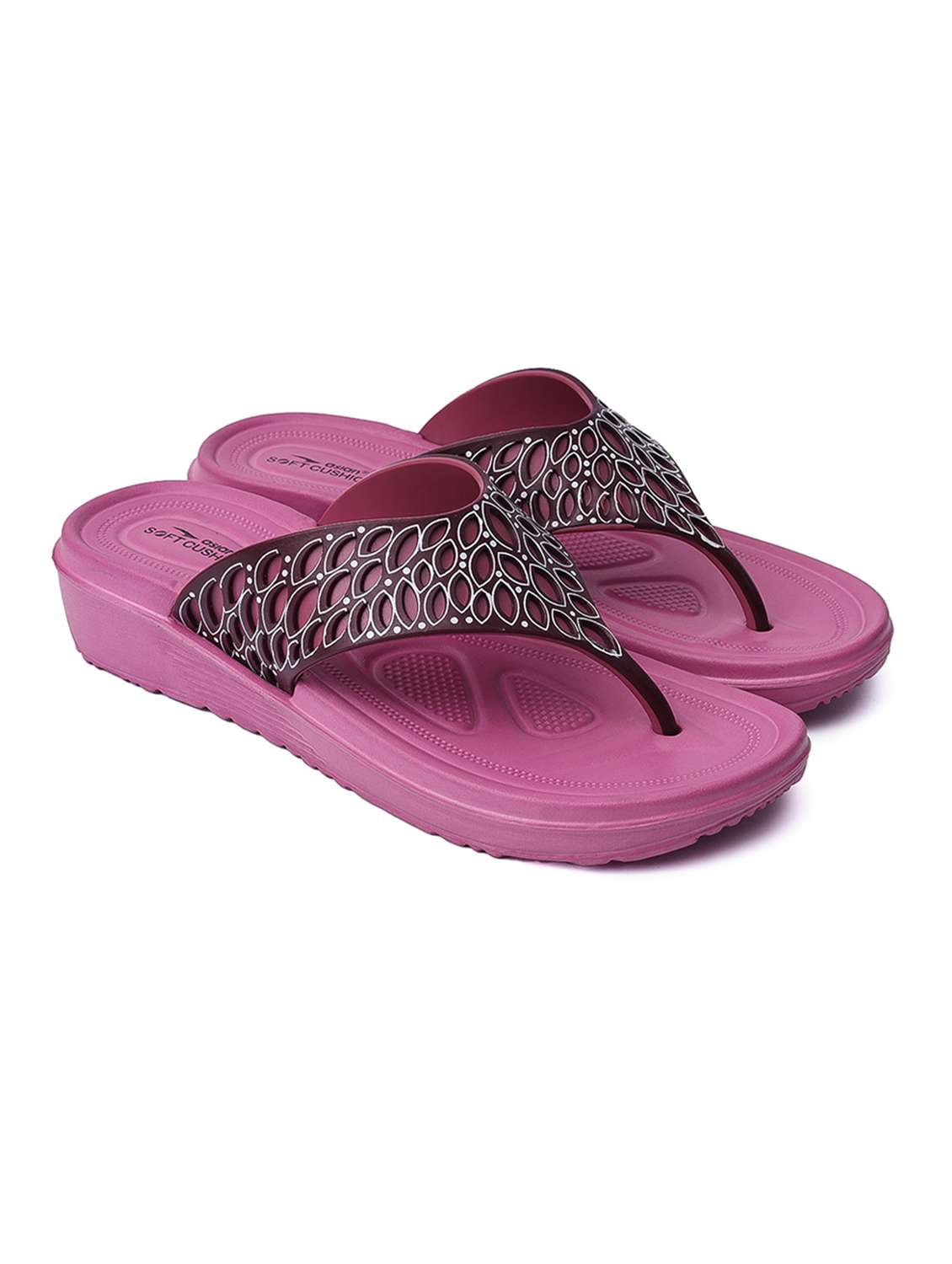 women cutwork toe separator slippers