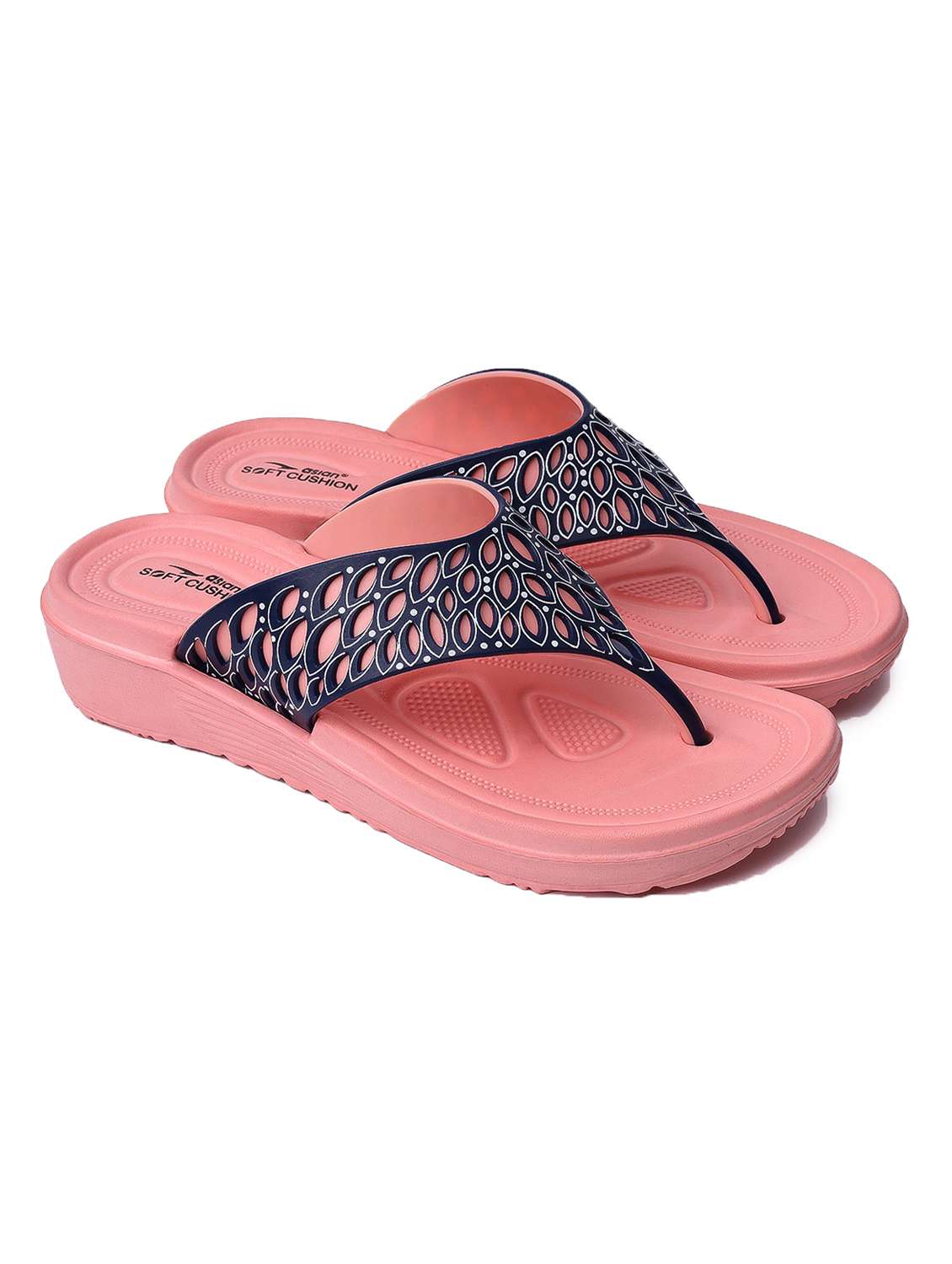 women cutwork toe separator slippers