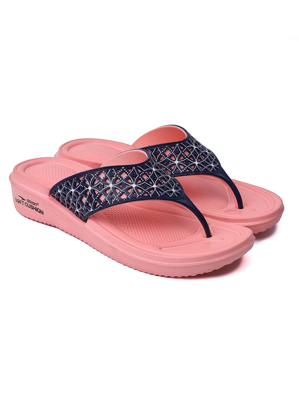 women cutwork toe separator slippers