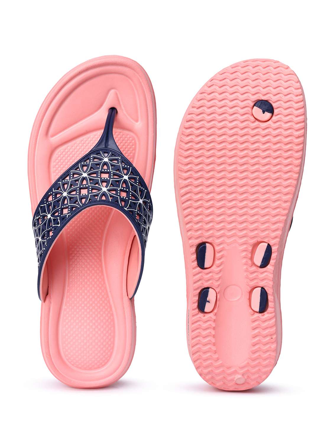 women cutwork toe separator slippers - 22517768 -  Standard Image - 3