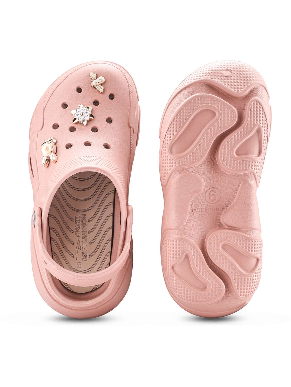 women solid back strap clogs - 22517772 -  Standard Image - 3