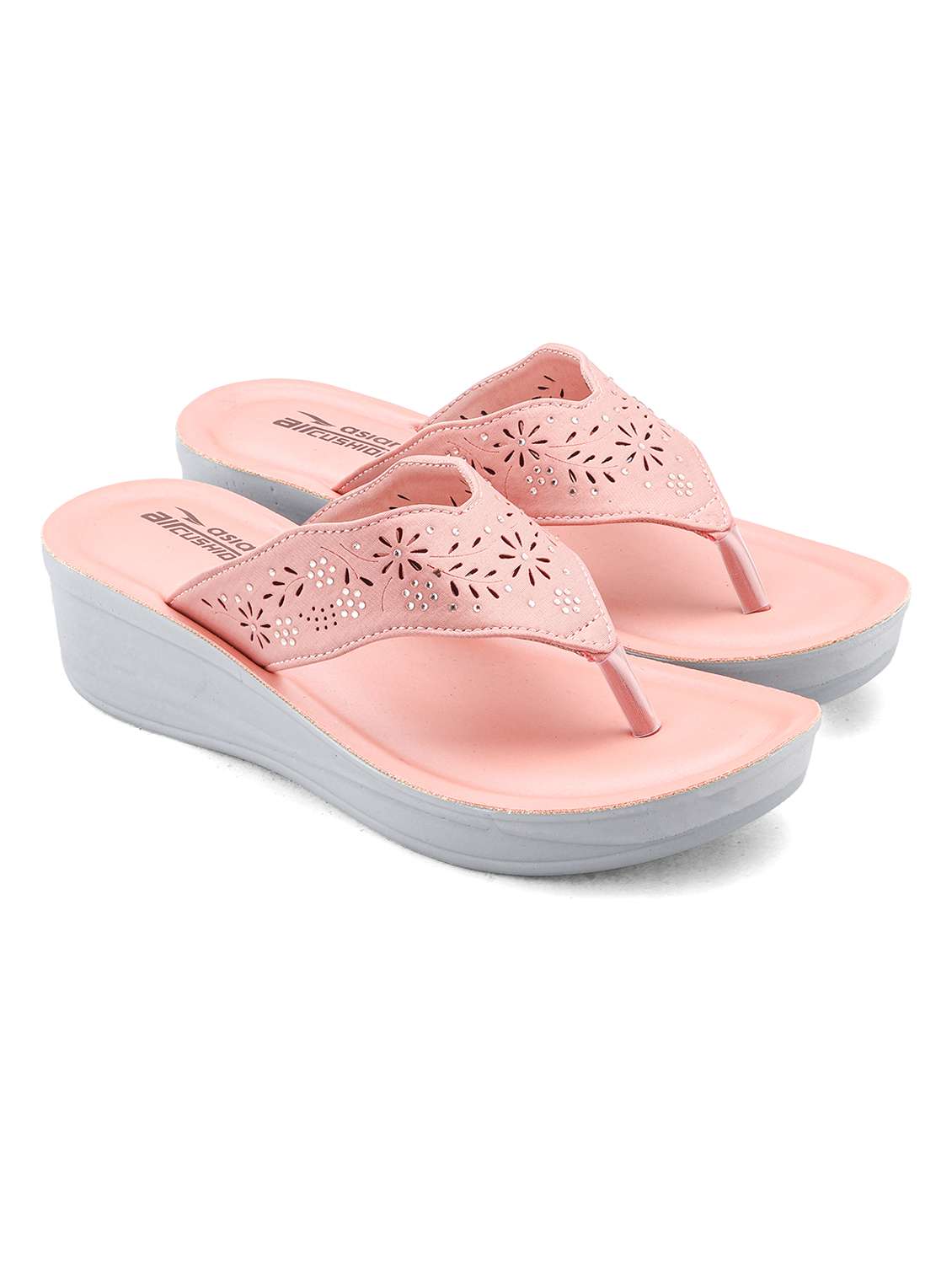 women cutwork toe separator wedges