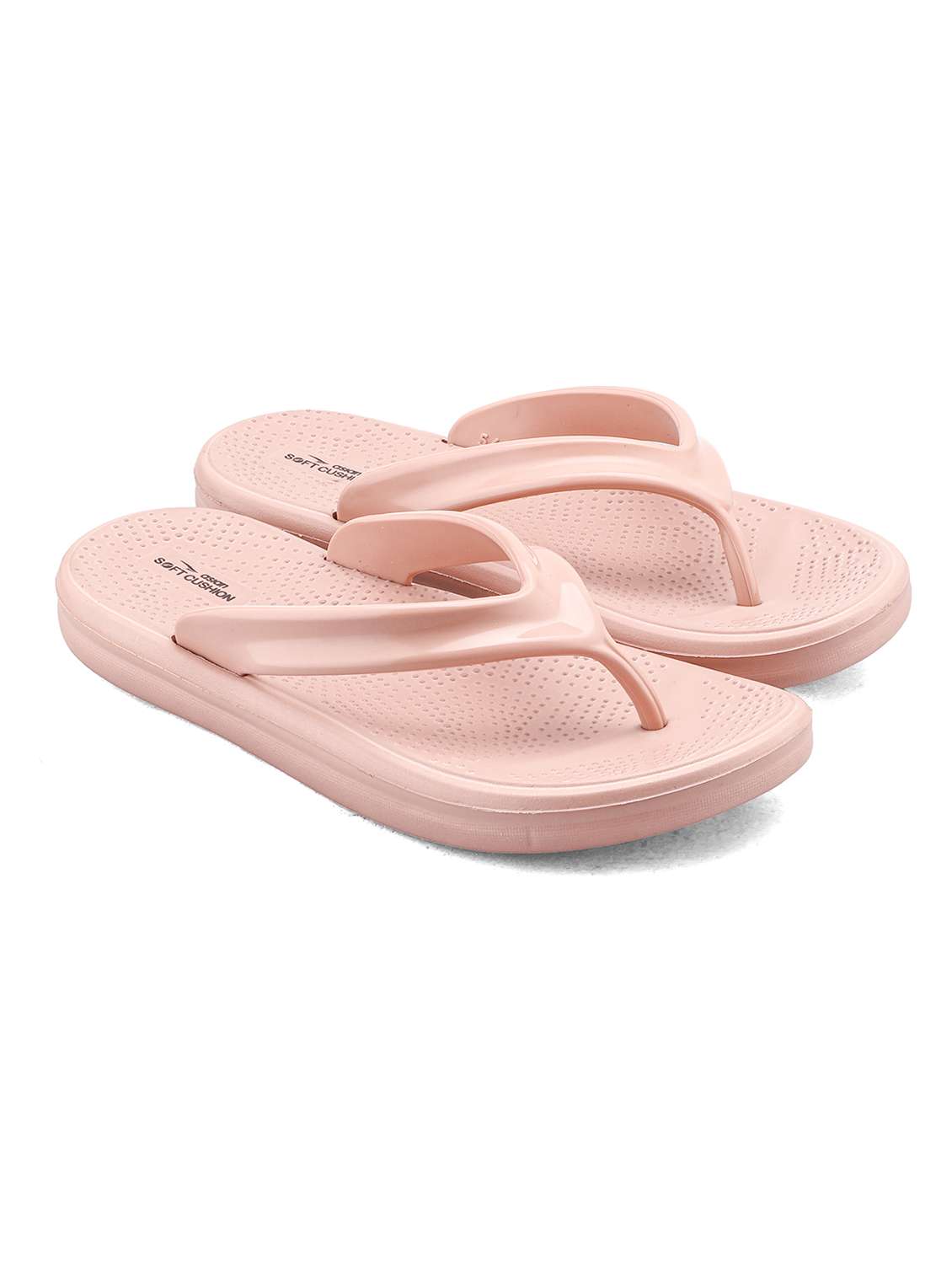 women solid toe separator slippers