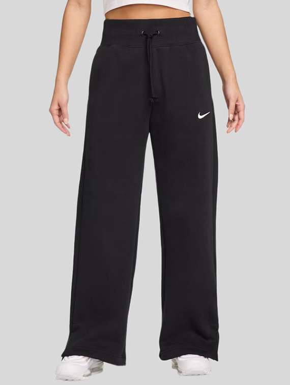 women solid high rise relaxed fit track pant