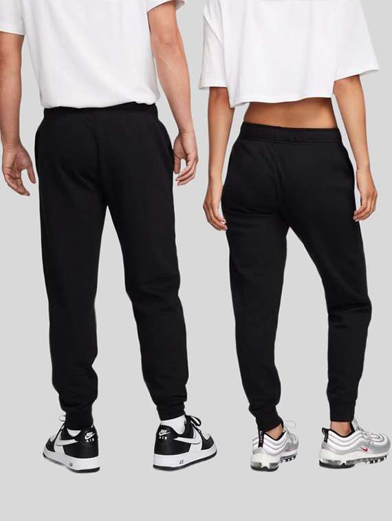 unisex solid mid rise regular fit joggers - 22517798 -  Standard Image - 3