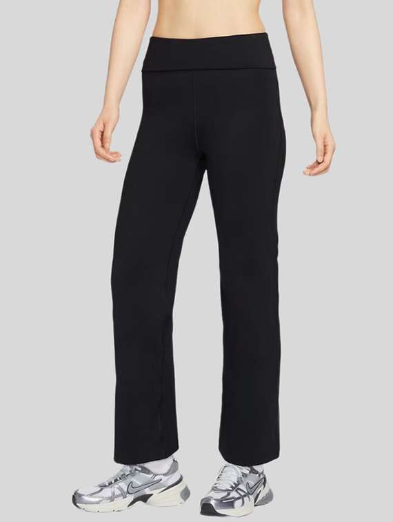 women solid mid rise full length track pant