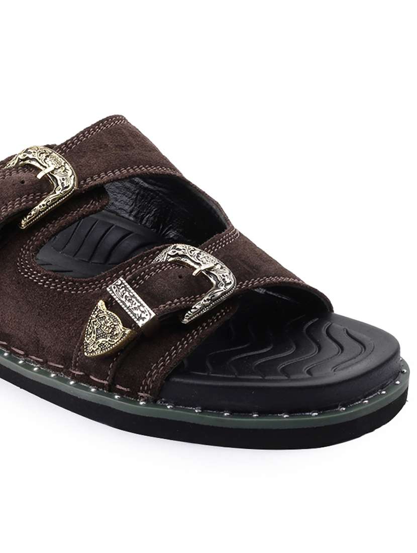 men solid slip on sandal - 22517832 -  Standard Image - 5