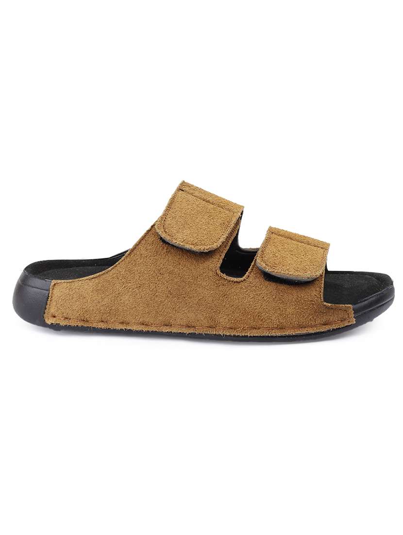 men solid slip on sandal - 22517835 -  Standard Image - 3