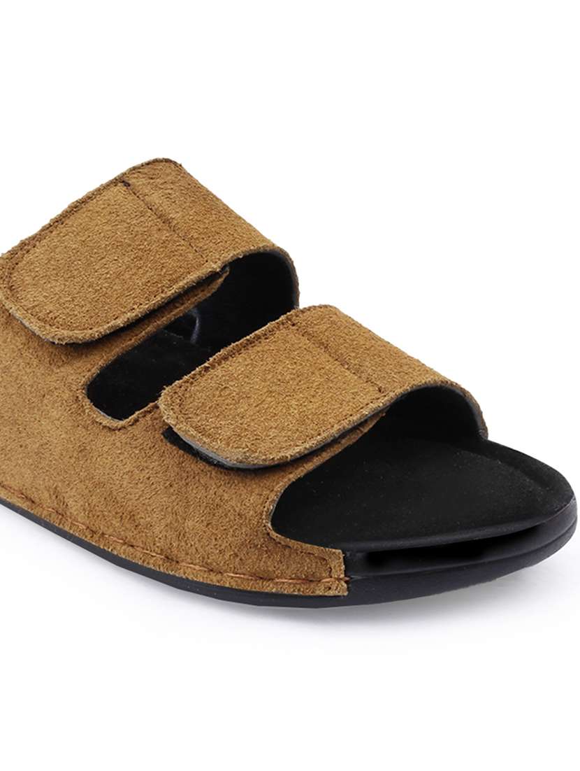 men solid slip on sandal - 22517835 -  Standard Image - 5