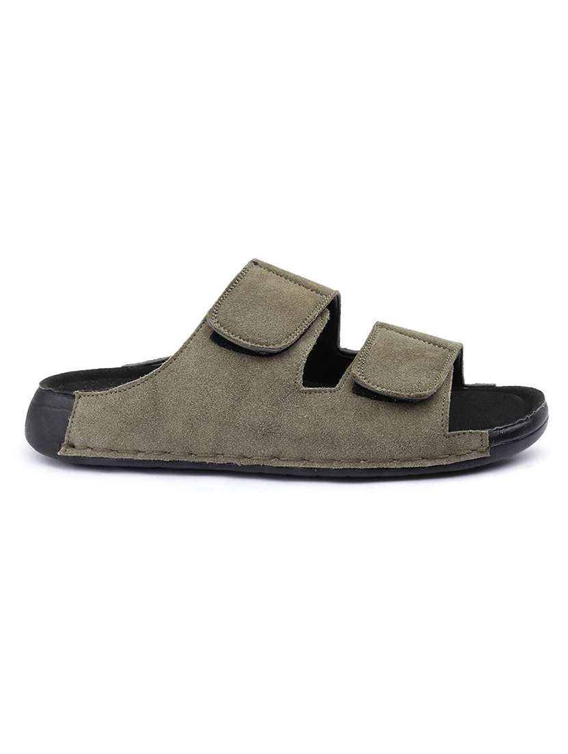 men solid slip on sandal - 22517836 -  Standard Image - 3
